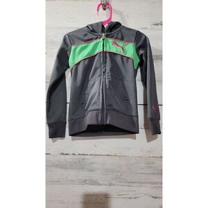 Puma Zip Up Track Jacket Girls Size 4